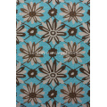Polyester handhakad matta med modern design